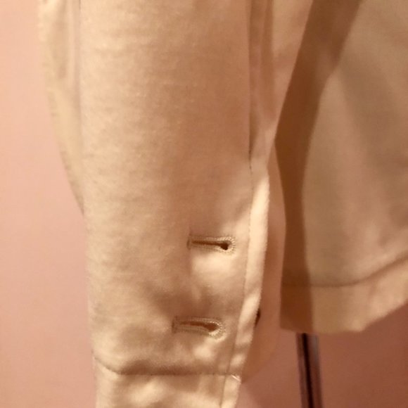 TETE HOMME JAPANESE BRAND CREAM SARTORIAL BLAZER DINNER JACKET 40 US 50 EU - Picture 6 of 8